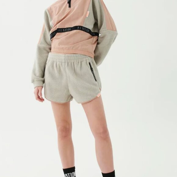 P.E Nation Static Sherpa Short Silver Size XS/TP - Picture 2 of 11